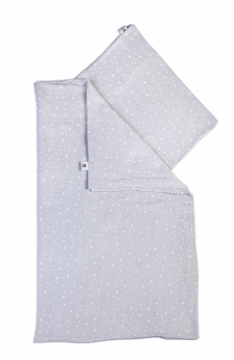 YappyStar Grey Bettwäsche-Set 100x130 / 38x55 cm