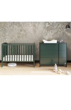 GREEN Limited YappyQu Babybett und YappyClassic Wickelkommode